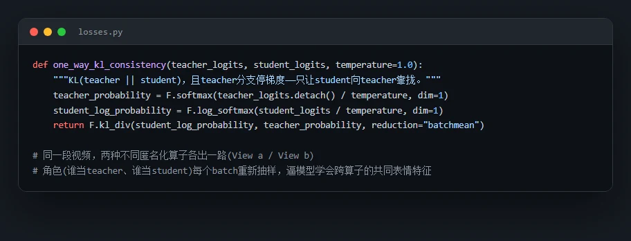 一致性损失代码