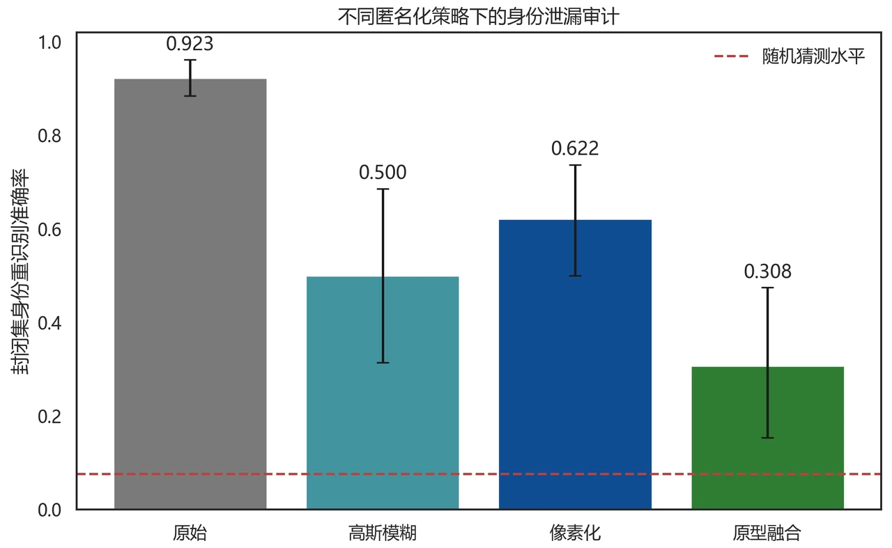 不同匿名化策略下的身份泄漏审计