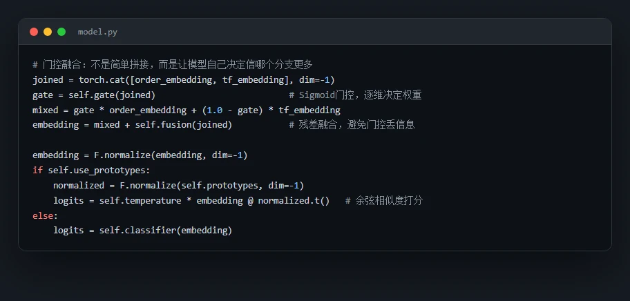 门控融合代码