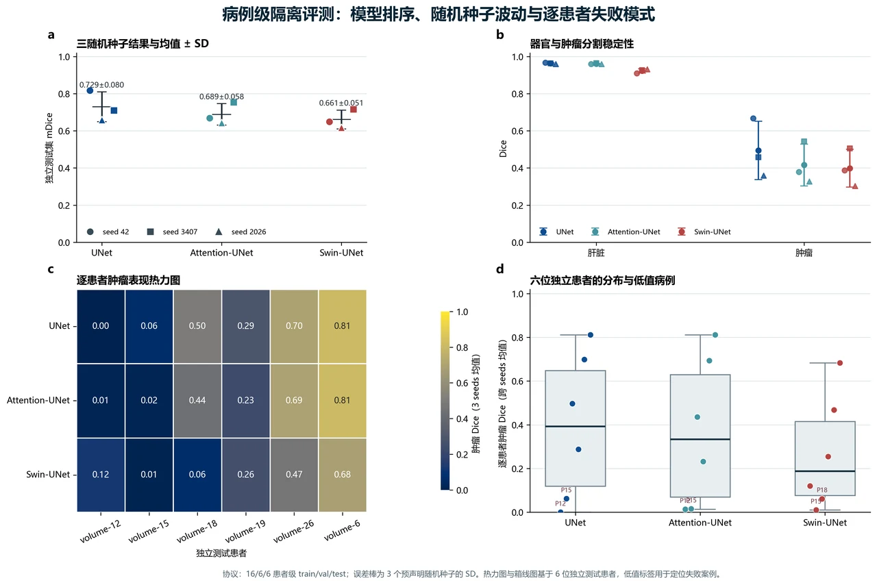 病例级多随机种子与逐患者证据